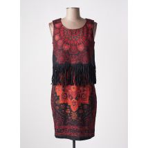 MULTIPLES - Robe courte noir en polyester - Femme - Taille 36 - Modz