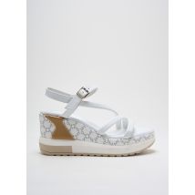 NERO GIARDINI - Sandales/Nu pieds blanc en cuir - Femme - Taille 40 - Modz