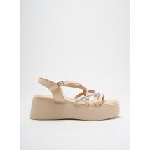 WONDERS - Sandales/Nu pieds beige en cuir - Femme - Taille 37 - Modz