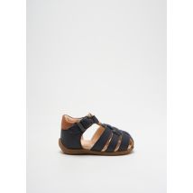 ASTER - Sandales/Nu pieds bleu en cuir - Garçon - Taille 17 - Modz