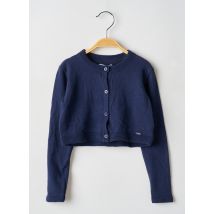 MAYORAL - Gilet manches longues bleu en coton - Fille - Taille TU - Modz