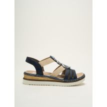 RIEKER - Sandales/Nu pieds bleu en autre matiere - Femme - Taille 37 - Modz