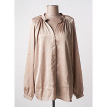 MULTIPLES - Chemisier marron en polyester - Femme - Taille 38 - Modz