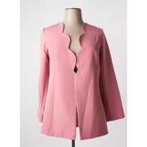 MULTIPLES - Veste chic rose en polyester - Femme - Taille 46 - Modz