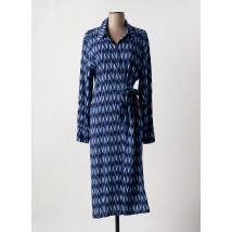 PAZ TORRAS - Robe mi-longue bleu en viscose - Femme - Taille 40 - Modz