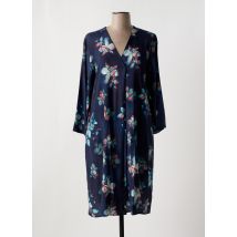 MADE IN SENS - Robe mi-longue bleu en viscose - Femme - Taille 36 - Modz