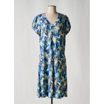 HAJO - Robe mi-longue bleu en viscose - Femme - Taille 40 - Modz