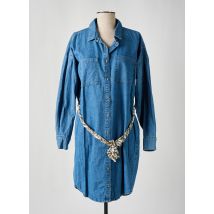 KANOPE - Robe courte bleu en coton - Femme - Taille 38 - Modz