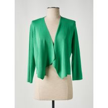 BARBARA LEBEK - Gilet manches longues vert en viscose - Femme - Taille 40 - Modz