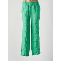 BARBARA LEBEK - Pantalon droit vert en lin - Femme - Taille 42 - Modz