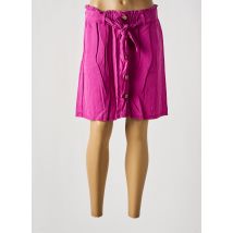 KANOPE - Jupe courte rose en lyocell - Femme - Taille 44 - Modz