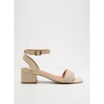 CHATTAWAK - Sandales/Nu pieds beige en cuir - Femme - Taille 40 - Modz