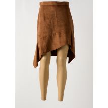 ANA SOUSA - Jupe mi-longue marron en viscose - Femme - Taille 36 - Modz