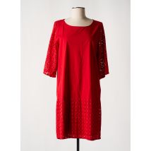 NANA NUCCI - Robe courte rouge en coton - Femme - Taille 38 - Modz