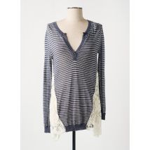 NANA NUCCI - Pull bleu en lin - Femme - Taille 36 - Modz