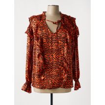 JUS D'ORANGE - Blouse orange en polyester - Femme - Taille 44 - Modz