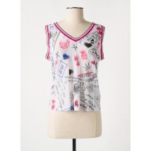 MC PLANET - Top blanc en polyester - Femme - Taille 36 - Modz