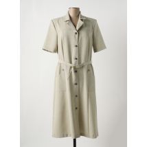 GEVANA - Robe mi-longue beige en polyester - Femme - Taille 42 - Modz