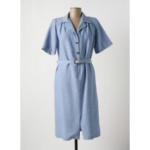 MADIANA - Robe mi-longue bleu en polyester - Femme - Taille 44 - Modz
