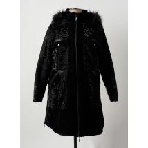 FRED SABATIER - Manteau long noir en polyurethane - Femme - Taille 50 - Modz