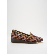 LA CADENA - Chaussons/Pantoufles marron en textile - Femme - Taille 41 - Modz