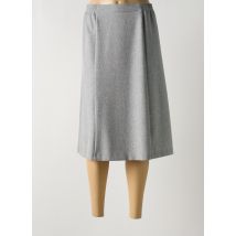 GEVANA - Jupe mi-longue gris en polyester - Femme - Taille 42 - Modz