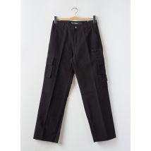 SUN VALLEY - Pantalon cargo noir en coton - Homme - Taille 38 - Modz