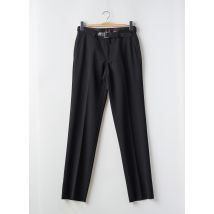SAINT HILAIRE - Pantalon droit noir en polyester - Homme - Taille 40 - Modz