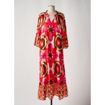 GRACE - Robe longue rose en coton - Femme - Taille 38 - Modz