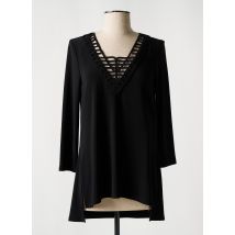 JOSEPH RIBKOFF - Tunique manches longues noir en polyester - Femme - Taille 40 - Modz