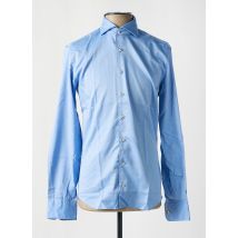 1863 BY ETERNA - Chemise manches longues bleu en coton - Homme - Taille S - Modz