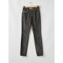 BRAX - Pantalon slim gris en coton - Femme - Taille 34 - Modz