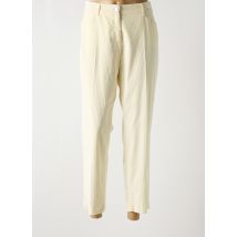 BRAX - Pantalon 7/8 beige en coton - Femme - Taille 44 - Modz