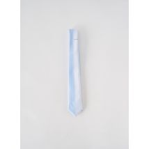 FABIO MORETTI - Cravate bleu en microfibre - Homme - Taille TU - Modz