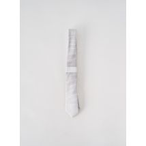 FABIO MORETTI - Cravate gris en microfibre - Homme - Taille TU - Modz