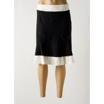 MULTIPLES - Jupe mi-longue noir en viscose - Femme - Taille 38 - Modz