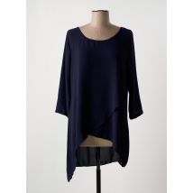 MULTIPLES - Tunique manches longues noir en polyester - Femme - Taille 38 - Modz
