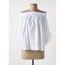 MULTIPLES - Blouse blanc en coton - Femme - Taille 38 - Modz