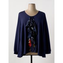 MULTIPLES - Blouse bleu en polyester - Femme - Taille 44 - Modz