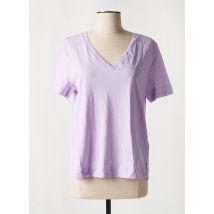 ESPRIT - T-shirt violet en coton - Femme - Taille 34 - Modz