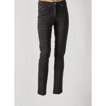 FRANCE RIVOIRE - Pantalon slim gris en polyester - Femme - Taille 38 - Modz