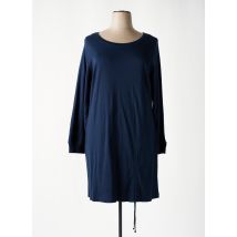 SHEEGO - Robe mi-longue bleu en coton - Femme - Taille 50 - Modz