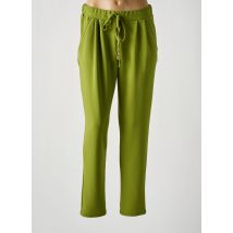 EGO - Pantalon droit vert en polyamide - Femme - Taille 38 - Modz