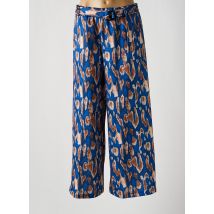 EGO - Pantalon large bleu en polyamide - Femme - Taille 40 - Modz