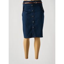 ESTEL COLLECTION - Jupe mi-longue noir en polyester - Femme - Taille 38 - Modz