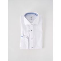 ETERNA - Chemise manches longues blanc en coton - Homme - Taille M - Modz