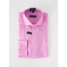 ETERNA - Chemise manches longues rose en coton - Homme - Taille M - Modz