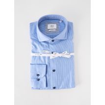 ETERNA - Chemise manches longues bleu en coton - Homme - Taille M - Modz