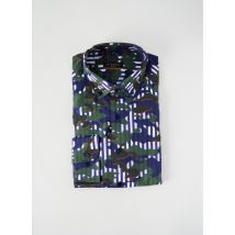ETERNA - Chemise manches longues bleu en coton - Homme - Taille M - Modz