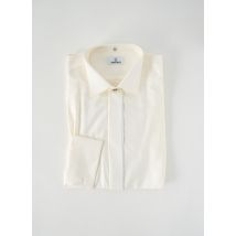 WILVORST - Chemise manches longues beige en viscose - Homme - Taille M - Modz